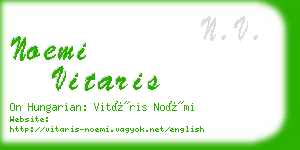 noemi vitaris business card